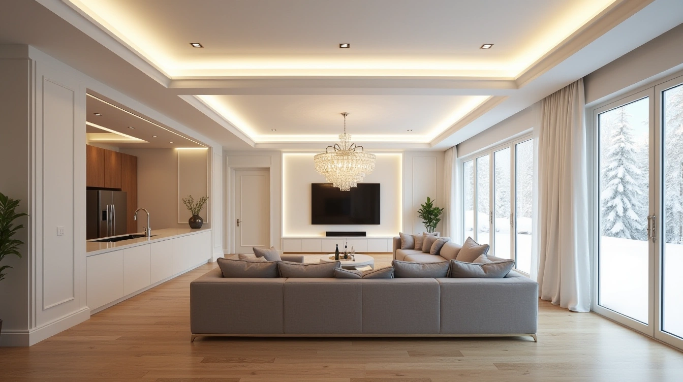 How do custom light fixtures enhance various spaces?